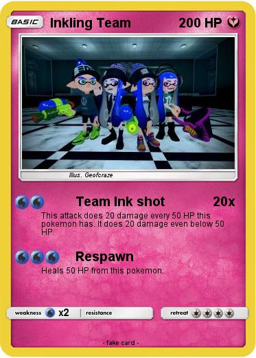 Pokemon Inkling Team