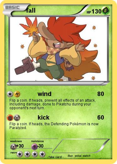Pokemon fall