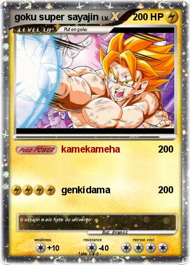 Pokemon goku super sayajin