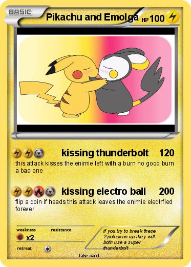 Pokemon Pikachu and Emolga