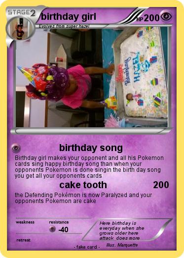 Pokemon birthday girl