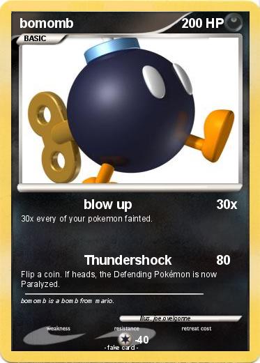 Pokemon bomomb