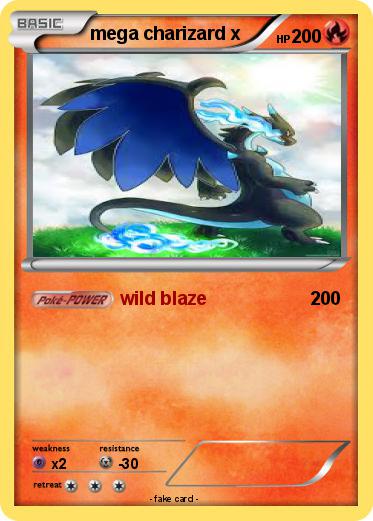 Pokemon mega charizard x