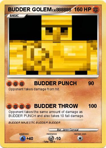 Pokemon BUDDER GOLEM
