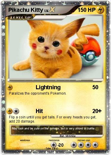 Pokemon Pikachu Kitty