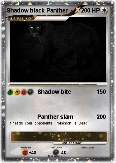 Pokemon Shadow black Panther
