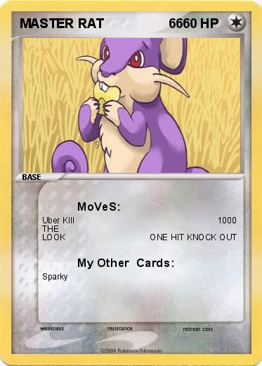 Pokemon MASTER RAT                  66  