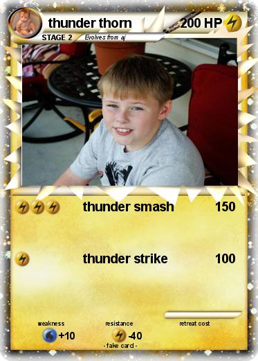 Pokemon thunder thorn