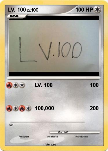 Pokemon LV. 100
