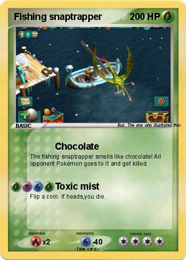Pokemon Fishing snaptrapper