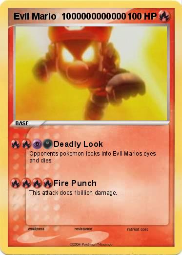 Pokemon Evil Mario  1000000000000