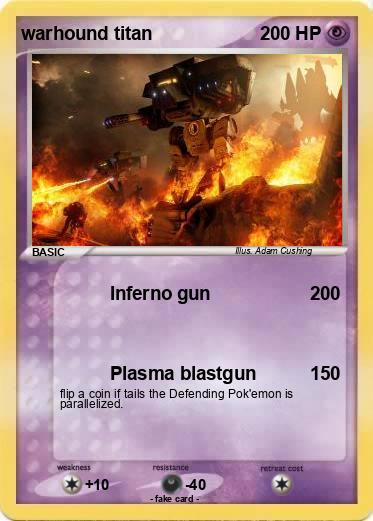 Pokemon warhound titan