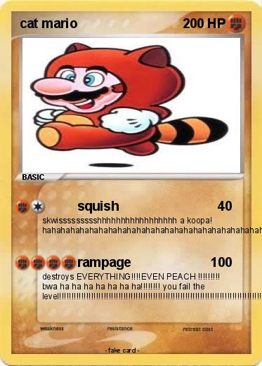 Pokemon cat mario