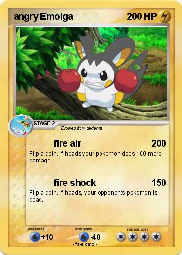 Pokemon angry Emolga