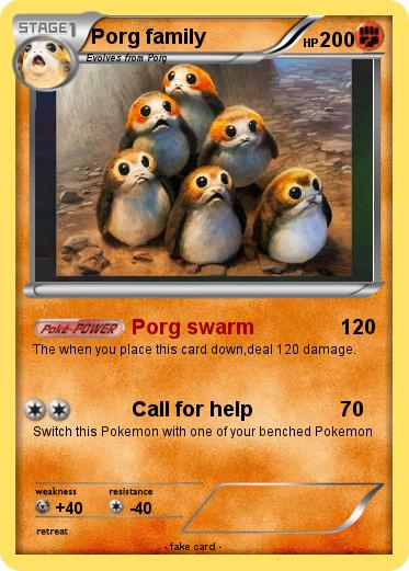 Pokemon Porg family