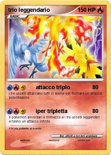 Pokemon trio leggendario