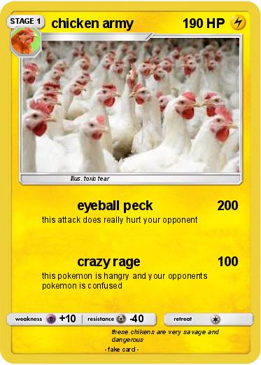 Pokemon chicken army