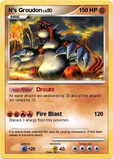 Pokemon N's Groudon