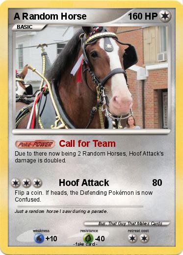 Pokemon A Random Horse