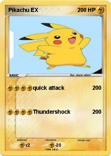 Pokemon Pikachu EX