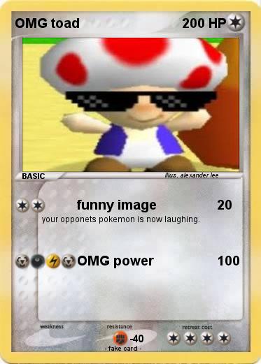 Pokemon OMG toad