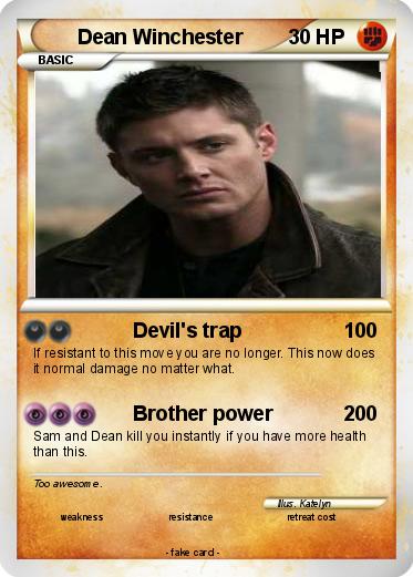 Pokemon Dean Winchester