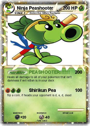 Pokemon Ninja Peashooter