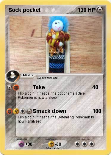 Pokemon Sock pocket