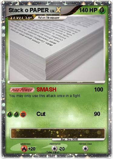 Pokemon Stack o PAPER
