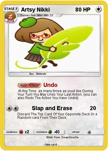 Pokemon Artsy Nikki