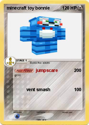 Pokemon minecraft toy bonnie