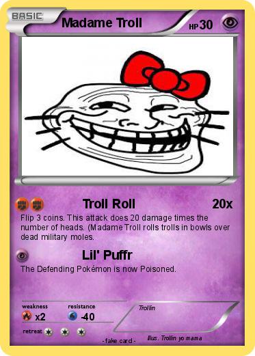 Pokemon Madame Troll
