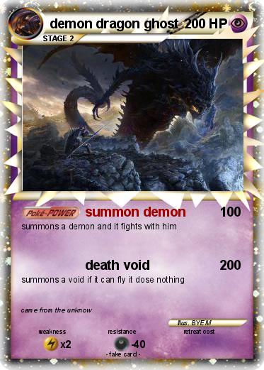 Pokemon demon dragon ghost