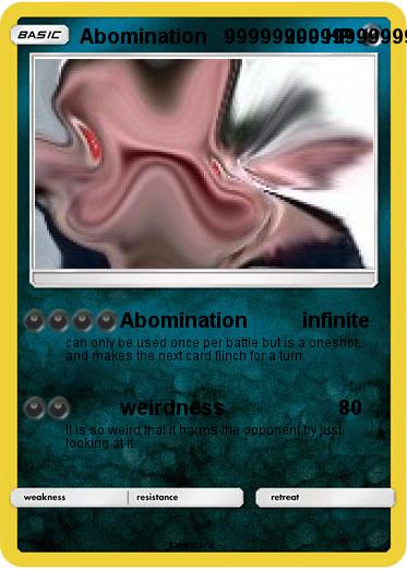 Pokemon Abomination   999999999999999999