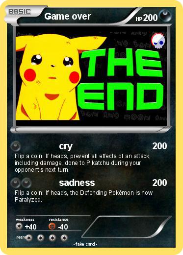 Pokemon Game over