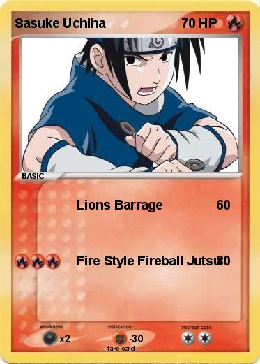 Pokemon Sasuke Uchiha
