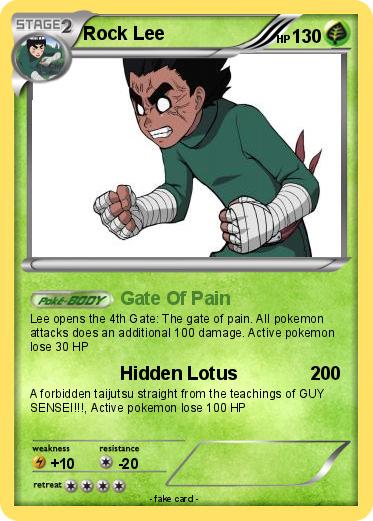 Pokemon Rock Lee