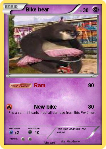 Pokemon Bike bear