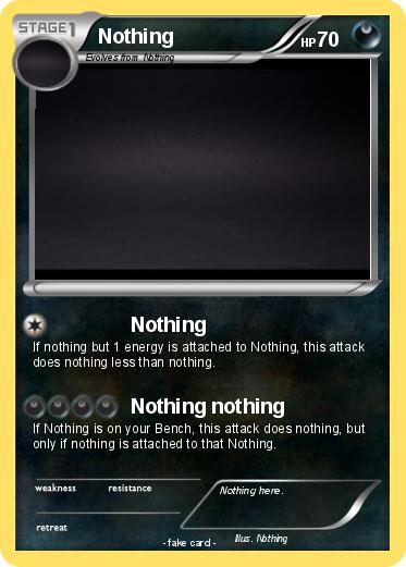 Pokemon Nothing