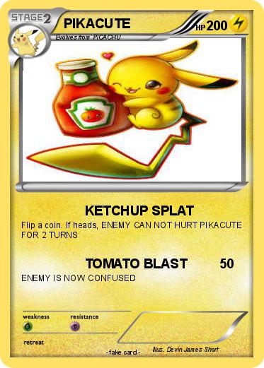 Pokemon PIKACUTE
