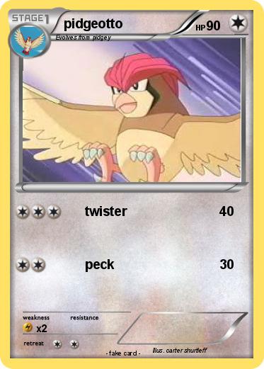 Pokemon pidgeotto