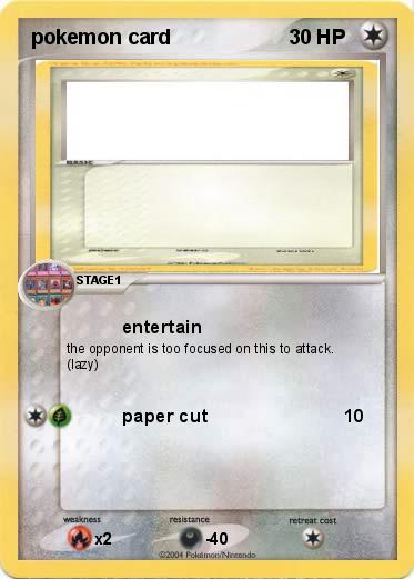 Pokemon pokemon card