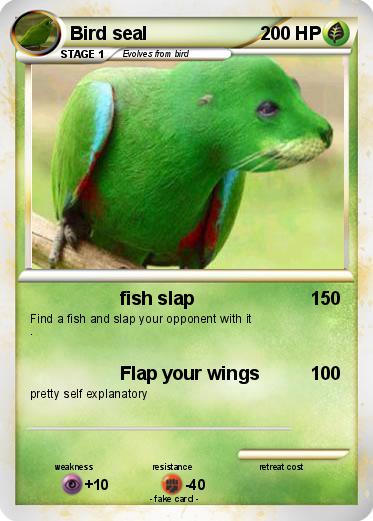 Pokemon Bird seal