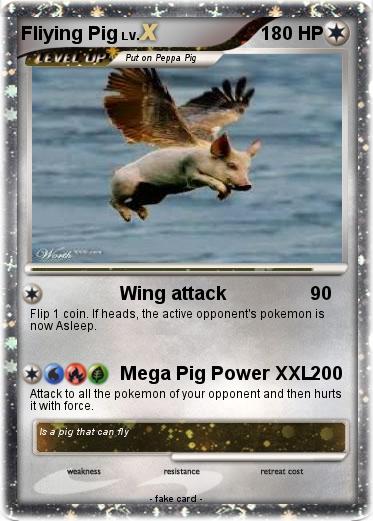 Pokemon Fliying Pig