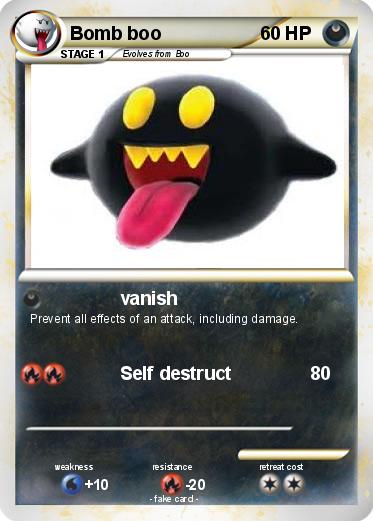 Pokemon Bomb boo