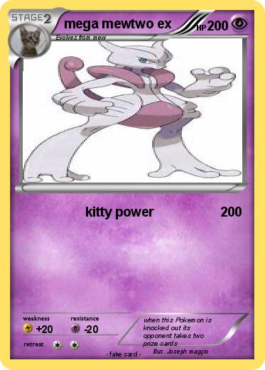 Pokemon mega mewtwo ex