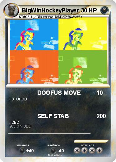 Pokemon BigWinHockeyPlayer