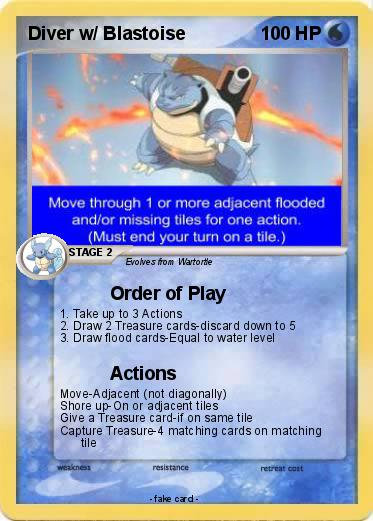 Pokemon Diver w/ Blastoise