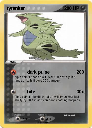 Pokemon tyranitar