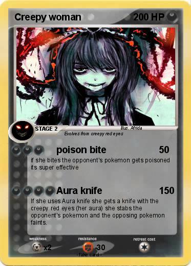 Pokemon Creepy woman